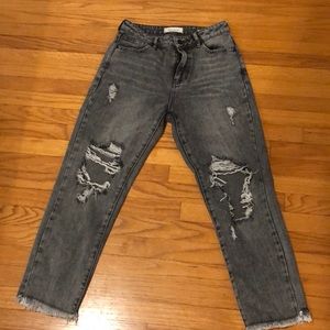 PacSun black ripped jeans